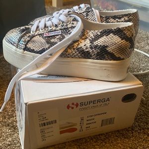Snakeskin Superga Shoes